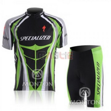 Maglia Specialized manica corta 2010 verde e nero