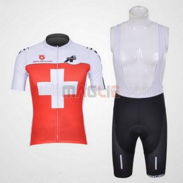 Maglia Assos manica corta 2011 bianco e rosso