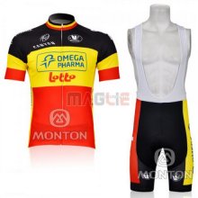 Maglia Lotto manica corta 2011 rosso e giallo