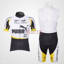 Maglia Puma manica corta 2013 nero e bianco