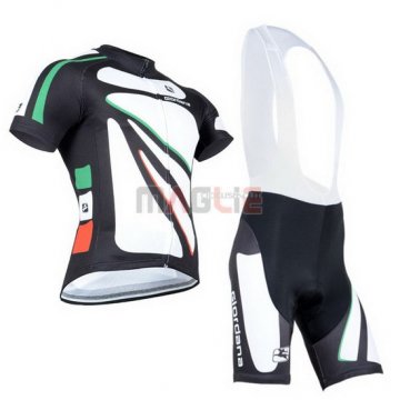 Maglia Giordana manica corta 2014 verde e bianco