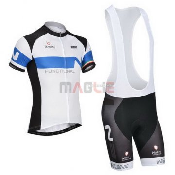 Maglia Nalini manica corta 2014 blu e bianco