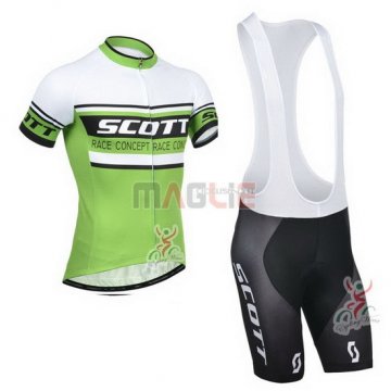 Maglia Scott manica corta 2014 bianco e verde