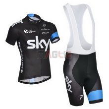 Maglia Sky manica corta 2014 nero e bianco