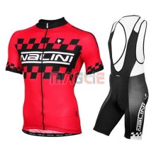 Maglia Nalini manica corta 2015 rosso e nero