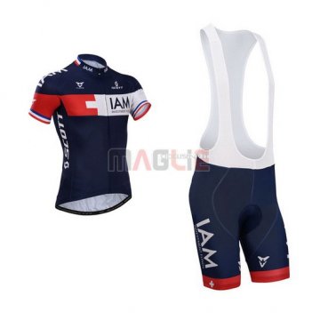 Maglia IAM manica corta 2015 blu e rosso