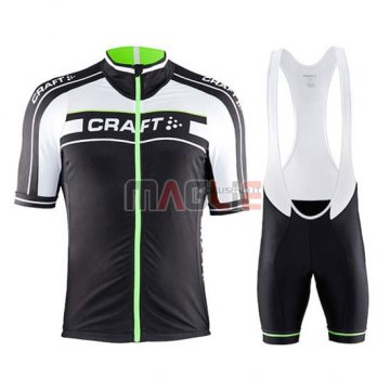 Maglia Craft manica corta 2016 verde e nero