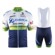 Maglia Green manica corta 2016 Edge bianco e blu