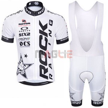 Maglia Rock racing manica corta 2016 nero e bianco