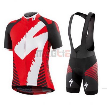 Maglia Specialized manica corta 2016 bianco e rosso