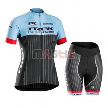 Donne Maglia Trek manica corta 2016 blu e nero