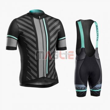 Maglia Trek manica corta 2016 nero e grigio