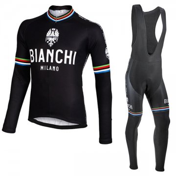 2017 Maglia Bianchi Milano ML nero