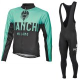 2017 Maglia Bianchi Milano ML verde e nero