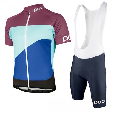 2017 Maglia POC Fondo Elements blu e fuxia