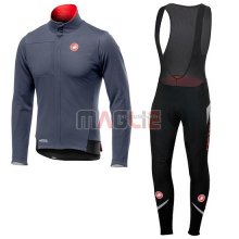 Maglia Castelli DE Manica Lunga 2019 Grigio Rosso