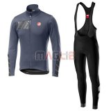 Maglia Castelli Raddoppia 2 Manica Lunga 2019 Grigio Argentato