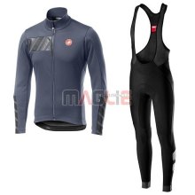 Maglia Castelli Raddoppia 2 Manica Lunga 2019 Grigio Argentato