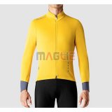 Maglia La Passione Manica Lunga 2019 Giallo Grigio