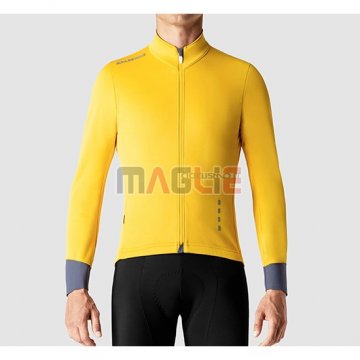 Maglia La Passione Manica Lunga 2019 Giallo Grigio