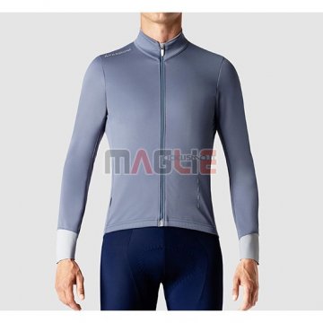 Maglia La Passione Manica Lunga 2019 Grigio Bianco