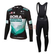 Maglia Bora-Hansgrone Manica Corta 2020 Blu Nero