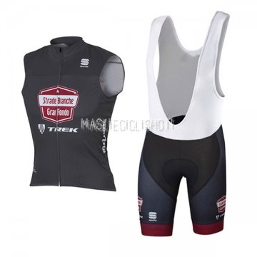 Gilet antivento Strade Bianche 2017 Nero