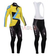 Maglia Scott manica lunga 2014 giallo e nero