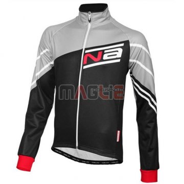 Maglia Nalini manica lunga 2016 nero e grigio