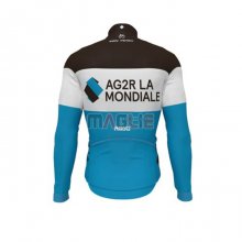 Maglia Ag2r La Mondiale Manica Lunga 2019 Nero Bianco Blu