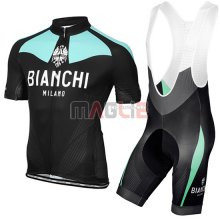 Maglia Bianchi manica corta 2016 azzurro e giallo