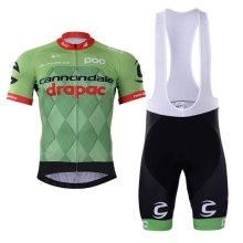 Maglia Cannondale Drapac Manica Corta 2017 verde