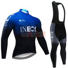 Maglia Castelli Ineos Manica Lunga 2019 Nero Blu