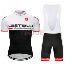 Maglia Castelli Manica Corta 2018 Bianco Nero