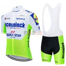 Maglia Deceuninck Quick Step Manica Corta 2020 Bianco Verde