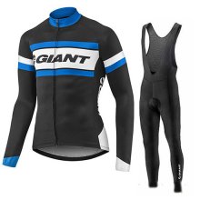 Maglia Giant Manica Lunga 2017 blu e nero