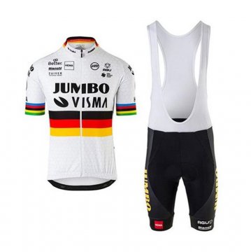 Maglia Jumbo Visma Manica Corta 2020 Campione Germania