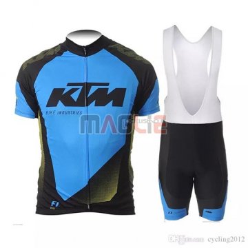 Maglia KTM Manica Corta 2018 Blu Nero