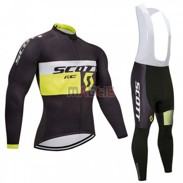 Maglia Scott 2018 Manica Lunga 2018 Nero e Bianco