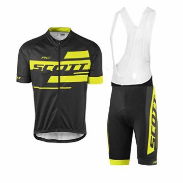 Maglia Scott Manica Corta 2017 nero e giallo