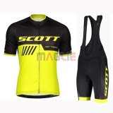 Maglia Scott Manica Corta 2019 Nero Giallo