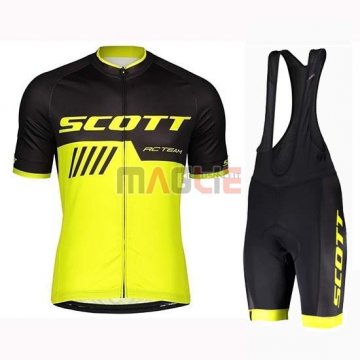 Maglia Scott Manica Corta 2019 Nero Giallo