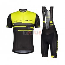 Maglia Scott Manica Corta 2021 Giallo Nero