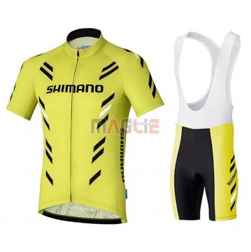 Maglia Shimano Manica Corta 2021 Bianco