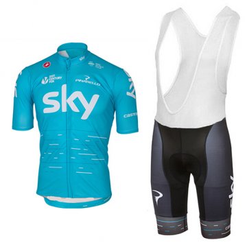 Maglia Sky Manica Corta 2017 celeste