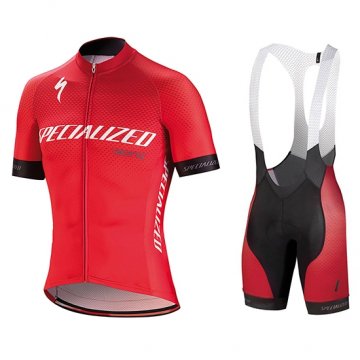 Maglia Specialized Manica Corta 2018 Rosso Bianco Nero