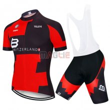 Maglia Svizzera Manica Corta 2020 Rosso Nero