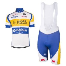 Maglia Topsport Vlaanderen Manica Corta 2017 bianco