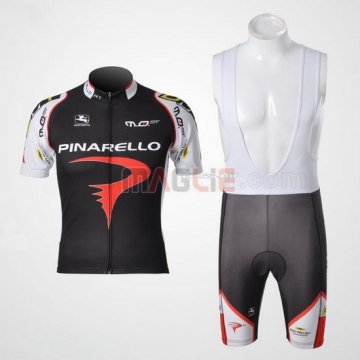 Maglia Pinarello manica corta 2010 nero e rosso