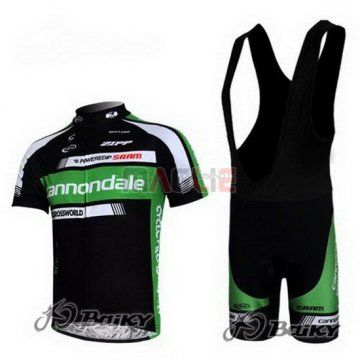 Maglia Cannondale manica corta 2011 nero e verde